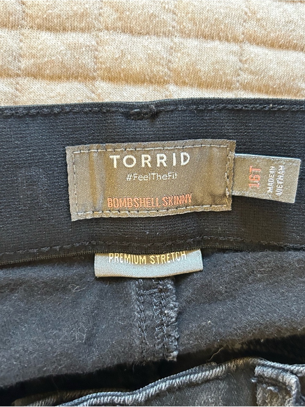torrid Black Denim Distressed Skinny Jeans - Picture 5 of 6